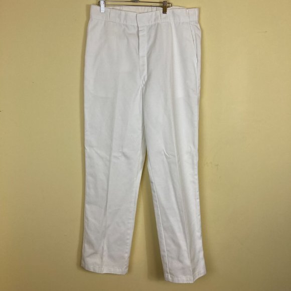 y2k Dickies Men’s White Work Painters Pants 36x34 as is - Picture 4 of 8